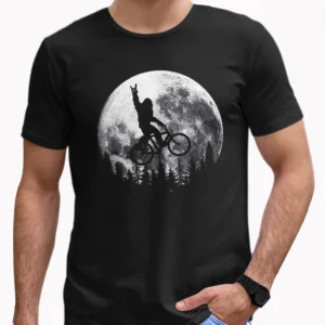 Funny Bigfoot Riding Bike Shirt Sasquatch MTB