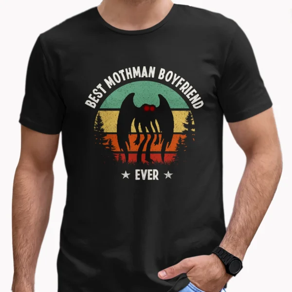 Best Mothman Boyfriend Ever Shirt Couple Gifts