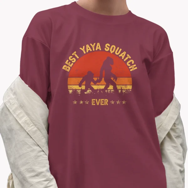 Bigfoot Grandma Shirt Yaya Squatch