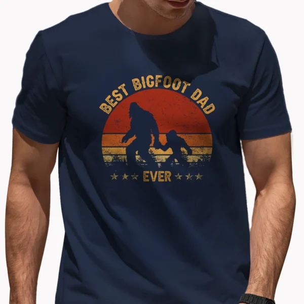 Best Bigfoot Dad Ever Shirt Father’s Day Sasquatch Gifts