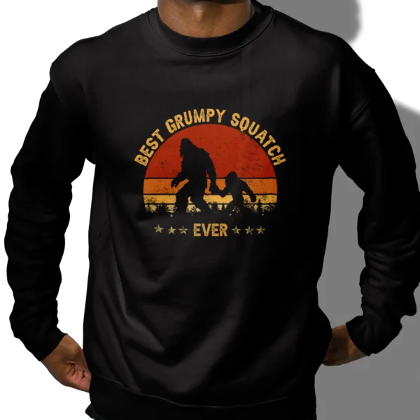 Sasquatch Grandpa Shirt for Grumpy Dads