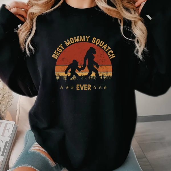 Sasquatch Mom Shirt Matching Family Gift
