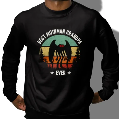 35+ Best Mothman Shirts That Every Believer Needs to Own 8 Mothman Grandpa Shirt Father’s Day