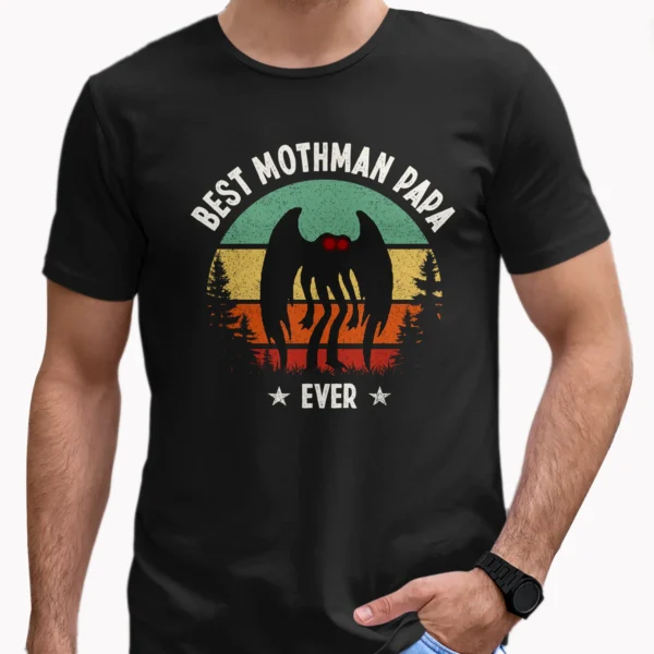 Best Mothman Papa Ever Shirt Father’s Day Gifts