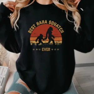 Best Nana Squatch Ever Bigfoot Shirt Family Matching 10 Bigfoot Grandma Shirt Nana Sasquatch