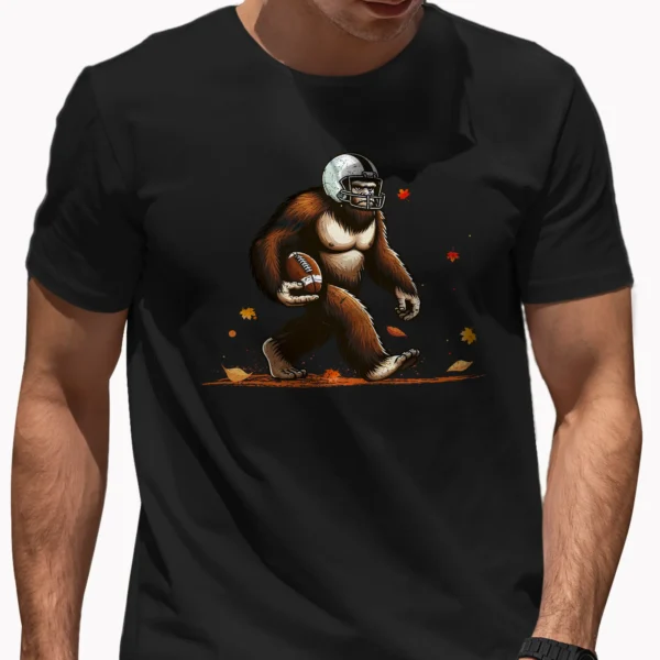 Fall Season Bigfoot Football Shirt Design
