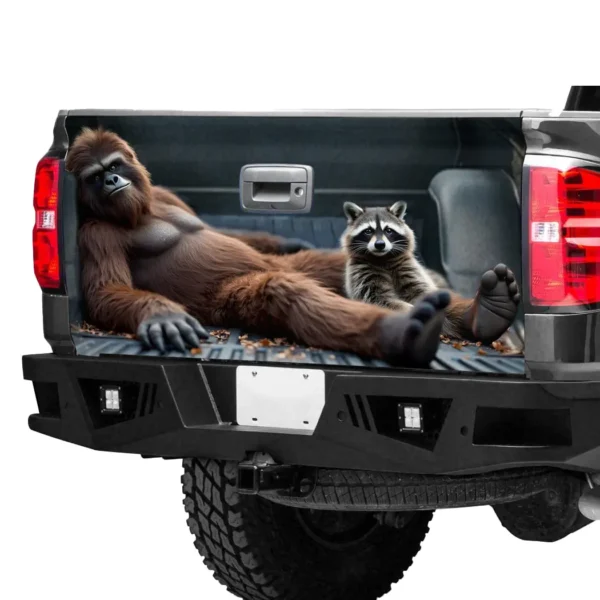 Custom Bigfoot Sasquatch Car Accessory Tailgate Wrap