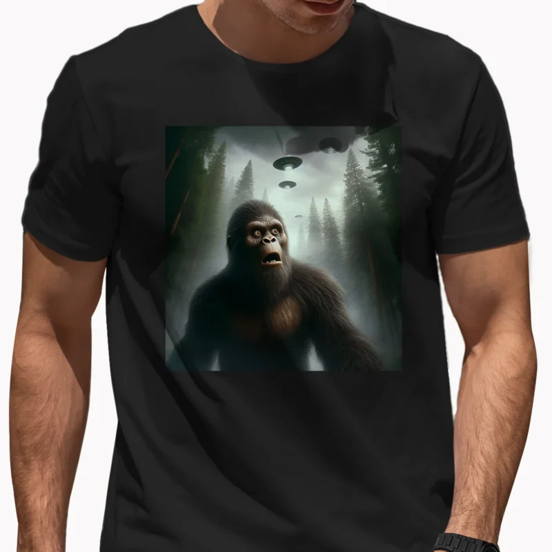 The Alien Question: 7 Pieces of Scientific Evidence That Point to Extraterrestrial Life by 2025 13 Bigfoot UFO Shirt Shocked Sasquatch Alien Encounter