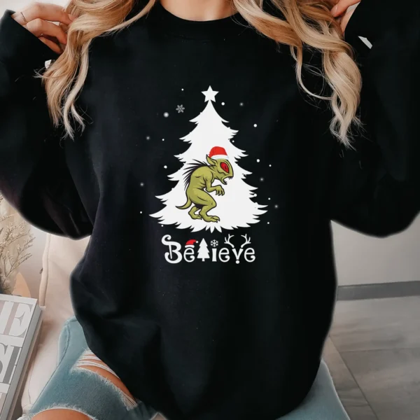 Chupacabra Christmas Shirt Believe