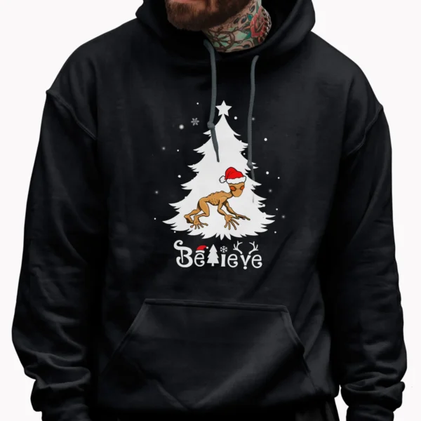 Believe Dover Demon Christmas Shirt Holiday Cryptid