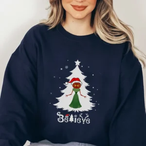 Flatwoods Monster Christmas Shirt Believe