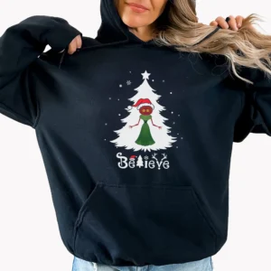 Flatwoods Monster Christmas Shirt Believe Cryptid Gift Funny 11 Flatwoods Monster Santa Christmas Shirt