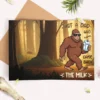 Funny Bigfoot Dad Father’s Day Card - Came Back With The Milk