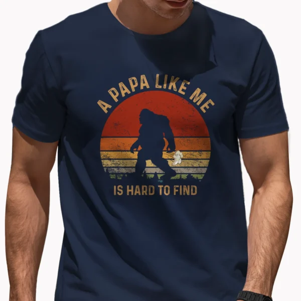 Bigfoot Farting Father's Day Shirt Retro Style