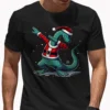 Loch Ness Monster Dab Christmas Shirt Nessie Santa Cryptid 8 Loch Ness Monster Christmas Dab Shirt Funny Cryptid Shirt