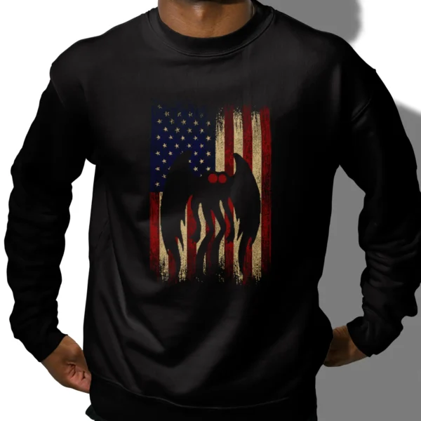 Mothman 4th of July Cryptid Gift Shirt