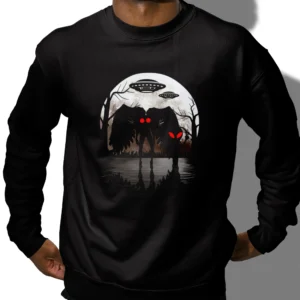 Mothman Alien UFO Shirt Extraterrestrial Encounter 10 Extraterrestrial Mothman Alien Encounter Shirt