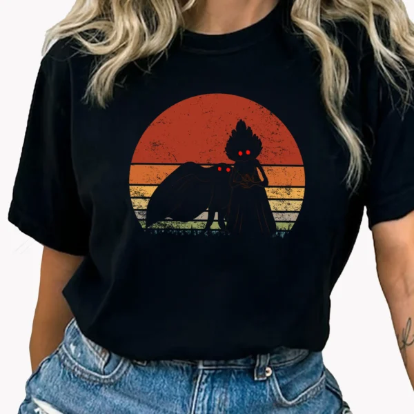 Mothman and Flatwoods Monster Shirt Funny Cryptids