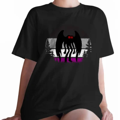 10+ Best Mothman Pride Shirts for Fans (The Ultimate Guide) 8 Mothman Asexual Pride Shirt Cryptid LGBT Gifts
