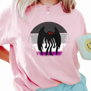 Asexual Mothman Cryptid Pride Shirt