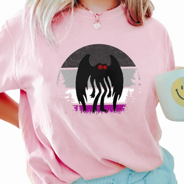 Asexual Mothman Cryptid Pride Shirt