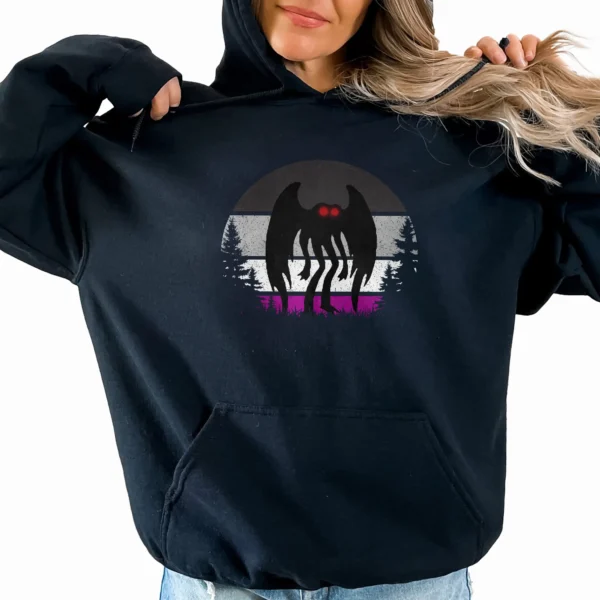 Asexual Pride Cryptid Mothman Shirt