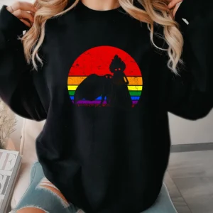 Mothman Flatwoods Monster Pride Shirt for LGBTQ+ Supporters