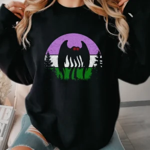 Cryptid Genderqueer Pride Shirt Featuring Mothman