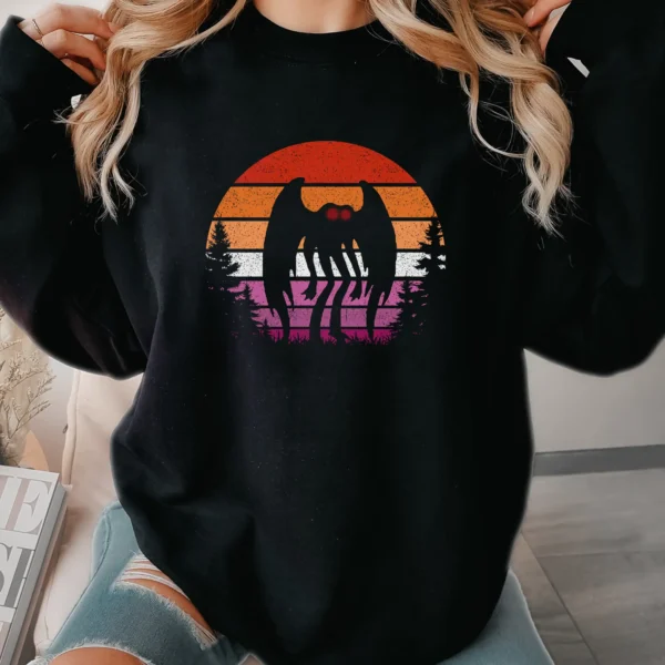 Sapphic Mothman Pride Shirt for LGBTQ+ Fans