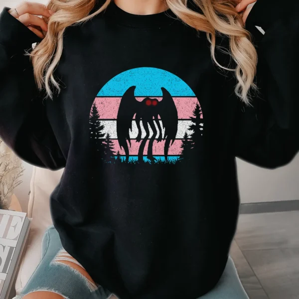 Transgender Pride Mothman Shirt for LGBT Supporters