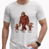 Personalized Bigfoot Dad Custom Name Family Sasquatch Father’s Day Gift