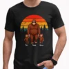 Personalized Bigfoot Family Shirt Custom Name Sasquatch Dad and Kids