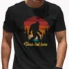 Personalized Retro Bigfoot Shirt Custom Name Sasquatch Gift