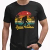Personalized Vintage Bigfoot Shirt Custom Name Retro Sasquatch Tee