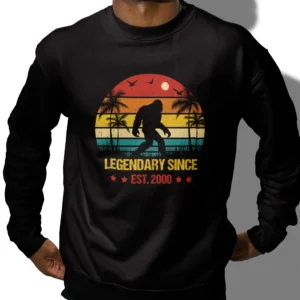 Personalized Vintage Bigfoot Shirt Custom Name Retro Sasquatch Tee