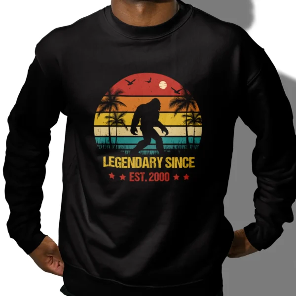 Personalized Vintage Bigfoot Shirt Custom Name Retro Sasquatch Tee