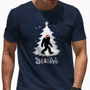 Skunk Ape Santa Shirt Cryptid Christmas Gift