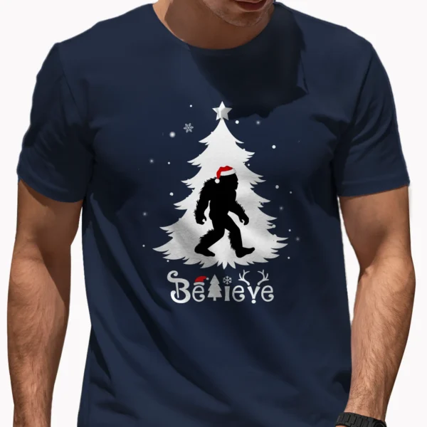 Skunk Ape Santa Shirt Cryptid Christmas Gift