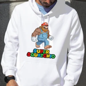 Super Squatchio Bigfoot Shirt for Retro Game Lovers