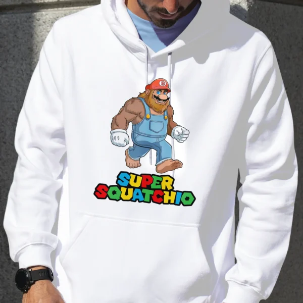 Super Squatchio Bigfoot Shirt for Retro Game Lovers