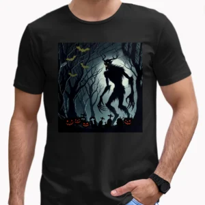 Wendigo Halloween Shirt Scary Cryptid Minnesota Forest