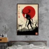 Wendigo Poster Art Japanese Style Native American Cryptid
