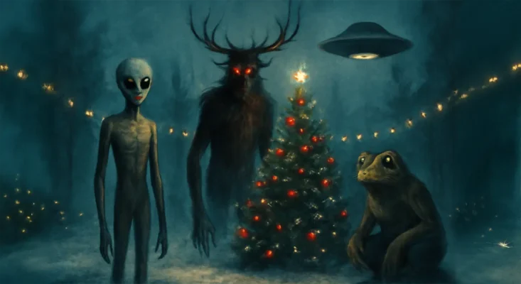 Enigmatic Humanoids & Shapeshifters Christmas Ornaments