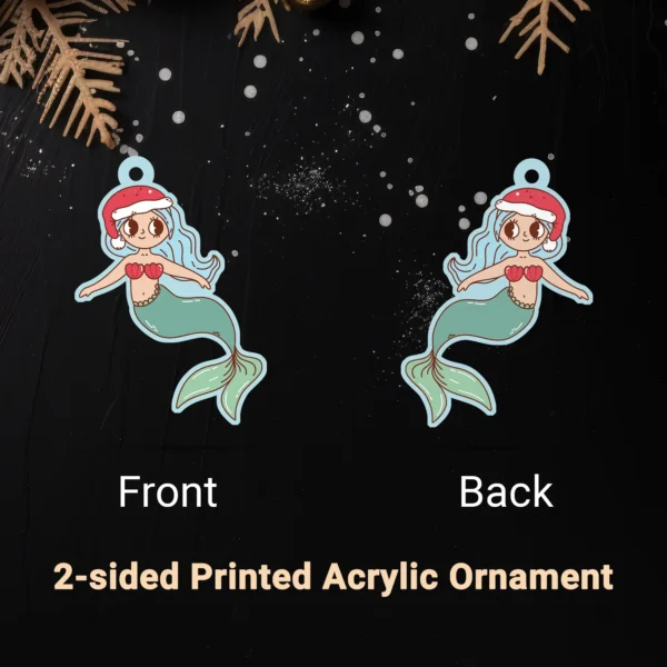 Cute Mermaid Christmas Ornament Decor