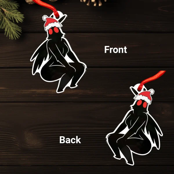 Funny Mothman Twerk Dance Christmas Ornament Decor - Image 5