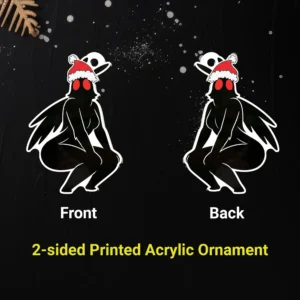 Mothman Twerk Dance Christmas Ornament 3