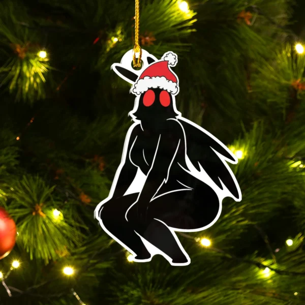 Funny Mothman Twerk Dance Christmas Ornament Decor - Image 2