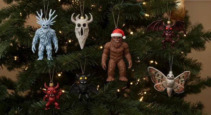 North American Cryptid Christmas Ornaments