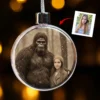 Personalized Bigfoot Christmas Ornament Custom Face Sasquatch Vintage Decor