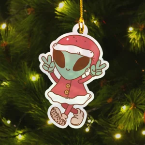 Cute Alien Christmas Ornament Extraterrestrial Decor Gift